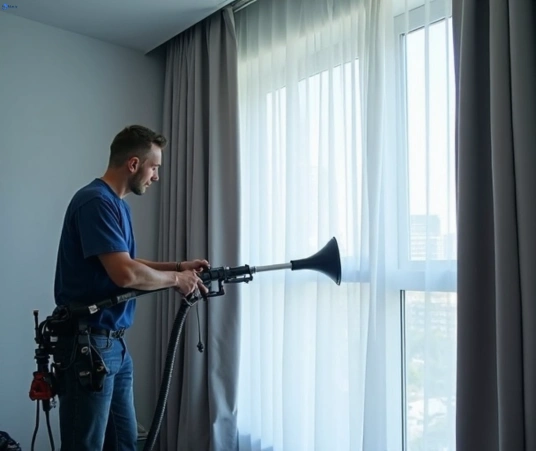 Professional curtain steam cleaning process equipment Matty Curtain Cleaning woolloomooloo-nsw